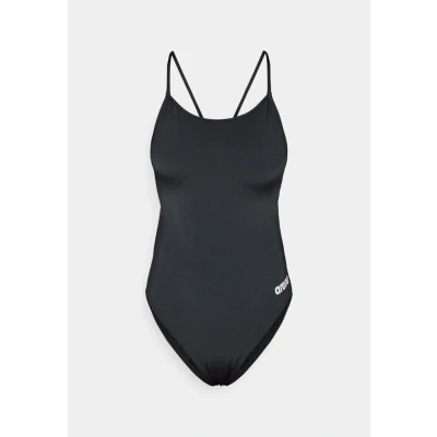 Image of Arena Womens Swimsuit BACK Solid Swimsuit, Women&#039;s, Size: 6, Black/white