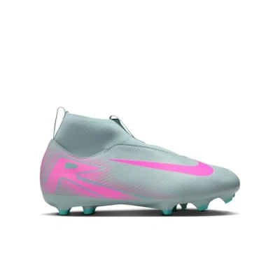 Image of Nike Jr. Mercurial Superfly 10 Academy MG High Top (jüngere/ältere Kinder) Fußballschuh, Ocean Cube Pink Blast, 4