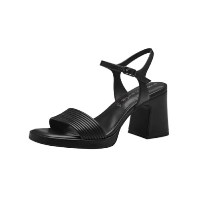Image of Tamaris Women&#039;s 1 28368 42 Heeled Sandal, Black, 4 UK