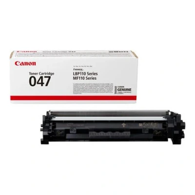 Image of Canon 047 Black original toner cartridge for ImageCLASS MF113w, i SENSYS LBP112, LBP113w, MF112, MF113w