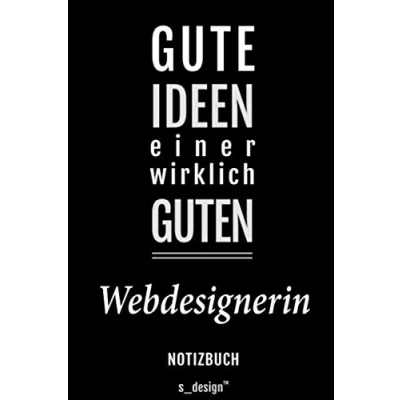 Image of Notizbuch für Webdesigner/Webdesignerin: Originelle Geschenk Idee [120 Seiten gepunktet Punkte Raster blanko Papier]