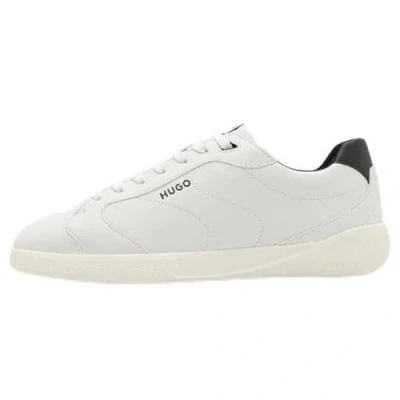 Image of HUGO Riven TENN Trainers, Men&#039;s, Size: 7, White Imitation leather/ textile