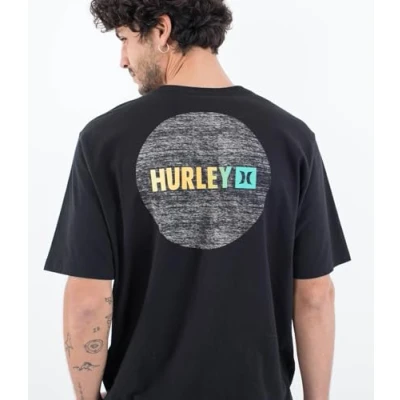 Image of Hurley Men&#039;s Evd Circle Gradient Ss T Shirt