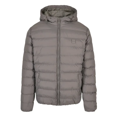 Image of Urban Classics Basic Bubble Winter jacket, Men&#039;s, Size: Medium, Asphalt