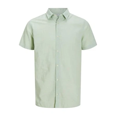 Image of Jack &amp; Jones Jjebreeze Shirt, Men&#039;s, Size: 4XL, Iceberg green