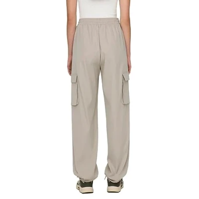 Image of ONLY Women&#039;s Onlcashi Cargo Pant WVN Noos Trousers, Chateau Gray, S