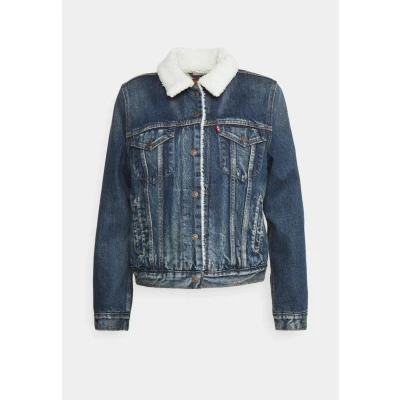 Image of Levi&#039;s Women&#039;s Original Sherpa Trucker Jacket, That New New, XS