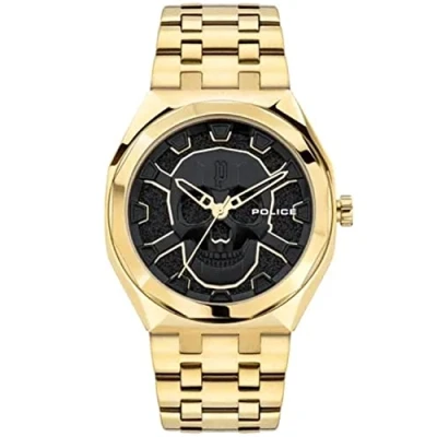 Image of Police Classic Watch PEWJG2110703, gold, Bracelet