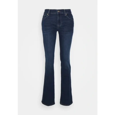 Image of 7 For All Mankind Women&#039;s Bootcut Bair Eco Jeans, Dark Blue, 26W / 26L