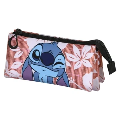 Image of Disney Lilo and Stitch MAUI FAN 2.0 Triple Pencil Case, pink, 23 x 11 cm, Taglia Unica, Case