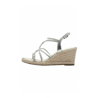 Image of Tamaris Espadrilles, Women&#039;s, Size: 36, Silver shoes