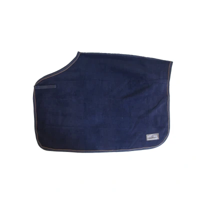 Image of Kentucky Horsewear Riding Rug Heavy Fleece Navy Medium (75cm) Horse Equestrian
