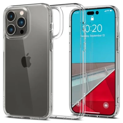 Image of Spigen Ultra Hybrid TPU Back Cover Transparent Apple iPhone 14 Pro