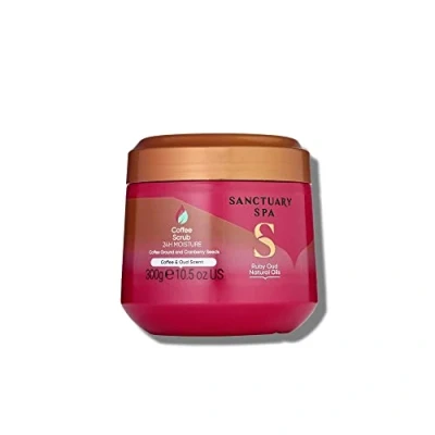 Image of Sanctuary Spa Ruby Oud Natural Oils Coffee Scrub 300ml