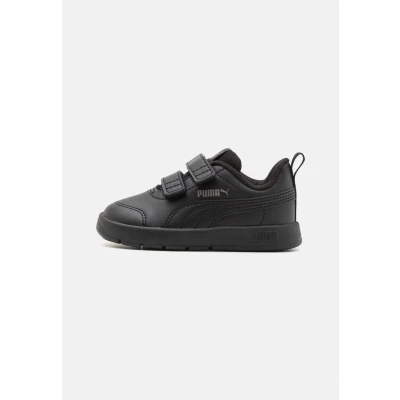 Image of Puma Courtflex V3 Unisex Walking trainers for kids, Size: 6K, Black/cast iron Imitation leather/ textile