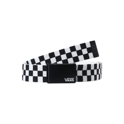 Image of Vans MN Deppster II WEB BELT Belt, Men&#039;s, Size: One Size, Black/white