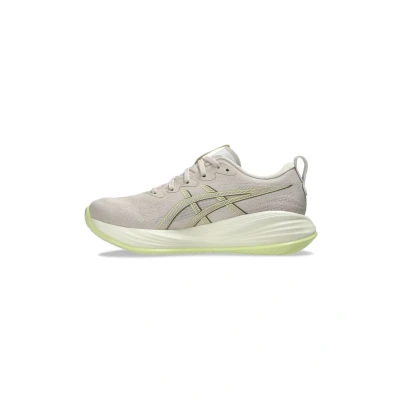 Image of Asics Gelcumulus 27 Road running shoes, Women&#039;s, Size: 3.5, Mineral beige huddle yellow Synthetics