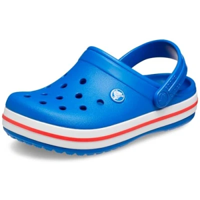 Image of Crocs Crocband Mules for kids, Size: 2, Blue bolt Synthetics
