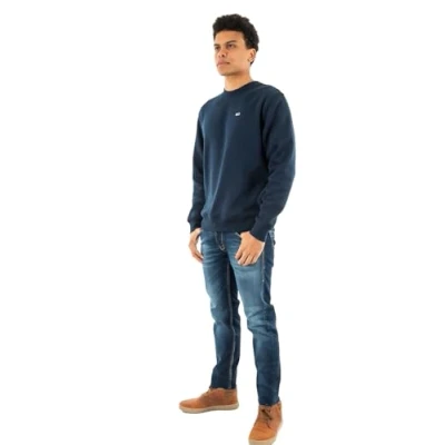 Image of Tommy Jeans Men&#039;s Pullover Sweatshirt, Blue (Dark Night Navy), S