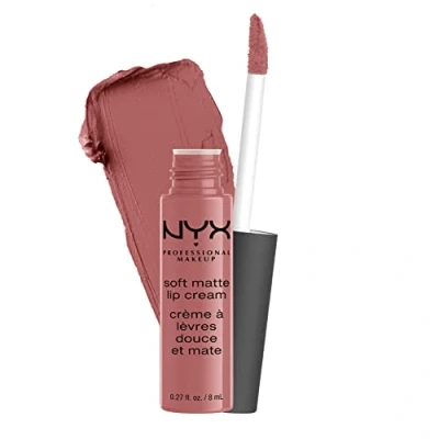 Image of NYX Professional Makeup Soft Matte Lip Cream, Creamy and Finish, Highly Pigmented Colour, Long Lasting, Vegan Formula, Shade: Toulouse