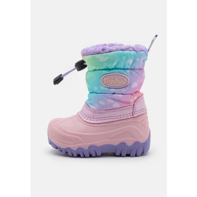 Image of Playshoes Regenbogen Winter boots for kids, Size: 4K, Rosa Textile/synthetics