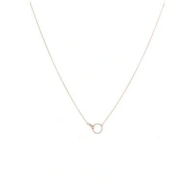 Image of Swarovski Symbol Necklace HAND Rose goldcoloured, Women&#039;s, Size: One Size, gold coloured