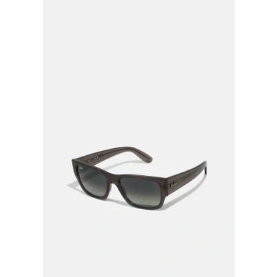 Image of Ray Ban Carlos Sunglasses, Men&#039;s, Size: 56, Opal dark gray / grey gradient