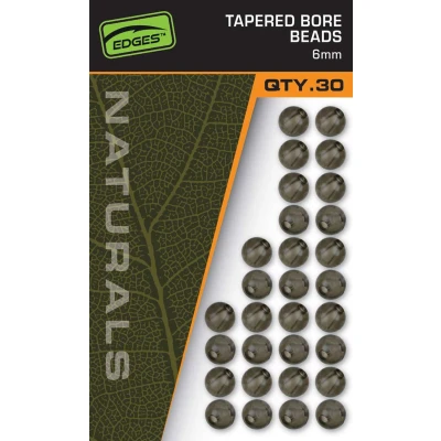 Image of Fox Naturals Tapered Bore Beads 6mm (30 pieces) chod rigs