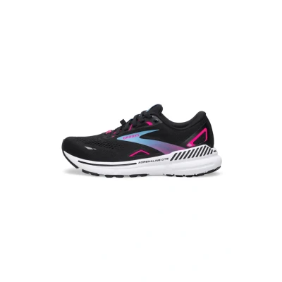 Image of Brooks GTS 23 GTX Stability running shoes, Women&#039;s, Size: 3, Black knockout pink aqua Textile
