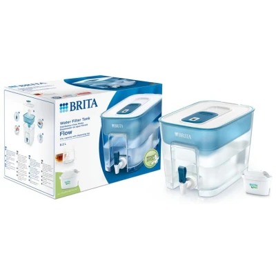 Image of Brita Water filter jug flow me4w mxpro basic blue cu ceb 1051126