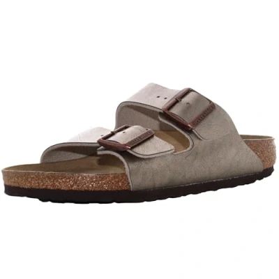 Image of Birkenstock Arizona Sandals, Women&#039;s, Size: 40, Taupe shoes