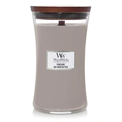 Image of WoodWick Scented Candle Large Fireside 18 cm / ø 10