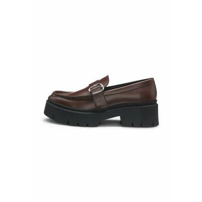 Image of HUGO KRIS Slipons, Women&#039;s, Size: 4, Dark brown one shoes