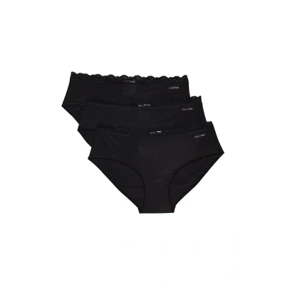 Image of Calvin Klein Underwear Hipster 3 PACK Briefs, Women&#039;s, Size: Small, Black