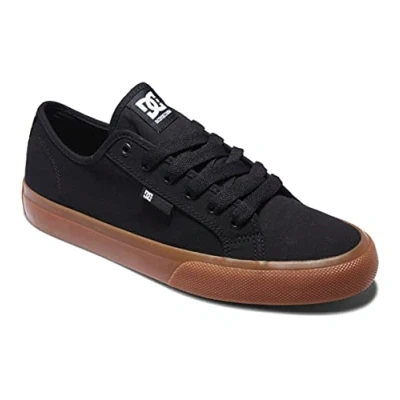 Image of DC Shoes Manual Unisex Trainers, Size: 4.5, Black/gum Textile