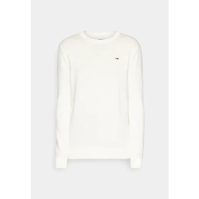 Image of Tommy Jeans SLIM Essentials Jumper, Men&#039;s, Size: XXL, Ancient white