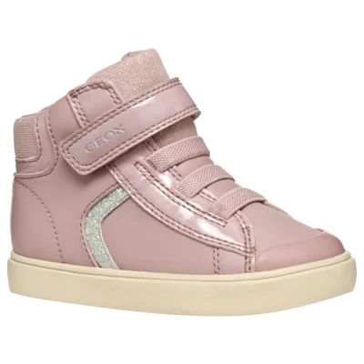 Image of Geox Gisli GIRL Baby shoes for kids, Size: 7.5K, Old rose Imitation leather/ textile