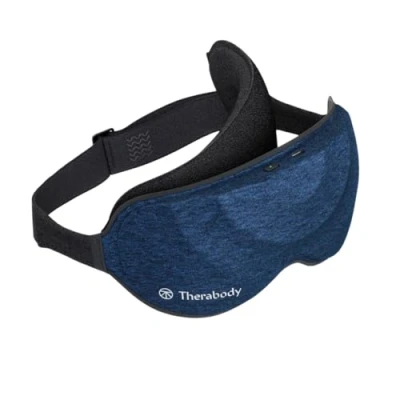 Image of Therabody Sleep Mask Ultra Comfortable, 100% Blackout Eye with Gentle Massager Vibration for Stress Relief, Headache Relief &amp; Self Care Facial Sleeping Women Men