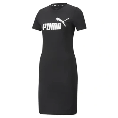 Image of Puma SLIM TEE Dress Jersey dress, Women&#039;s, Size: Small, Black