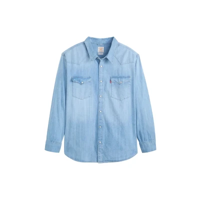 Image of Levi&#039;s Plus BIG Barstow Western Shirt, Men&#039;s, Size: 5XL, Esta noche