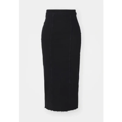 Image of Vero Moda Vmmedusa Skirt denim skirt, Women&#039;s, Size: Small, Black