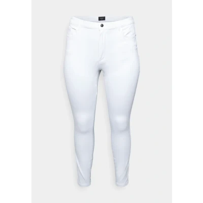 Image of Vero Moda Curve Vmphia Jeans Skinny Fit, Women&#039;s, Size: 18x32, Bright white