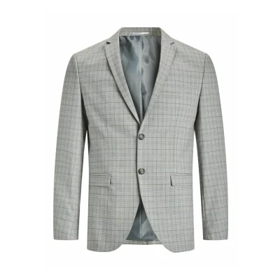 Image of Jack &amp; Jones Premium Karierter Blazer jacket, Men&#039;s, Size: 44R, Moonstruck