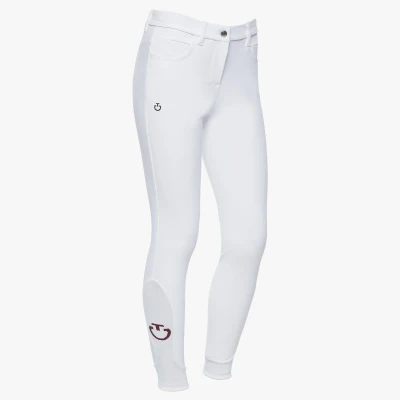Image of Cavalleria Toscana Girls Color Knee Grip Riding Breeches