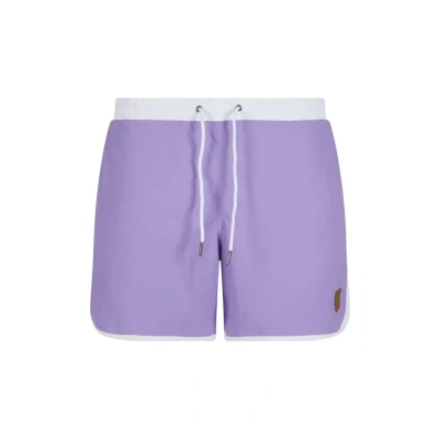 Image of Urban Classics Retro Swimming shorts, Men&#039;s, Size: Small, Lavender white
