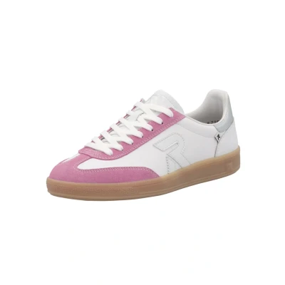 Image of Rieker Trainers, Women&#039;s, Size: 10.5, Pink white w Leather