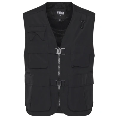 Image of Urban Classics Tactical VEST Waistcoat, Men&#039;s, Size: XXL, Black