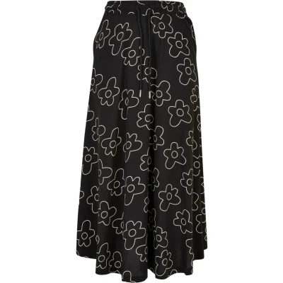 Image of Urban Classics Aline skirt, Women&#039;s, Size: 3XL, Blackflower