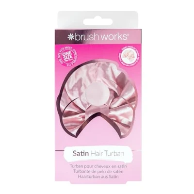 Image of Brushworks Satin Hair Turban