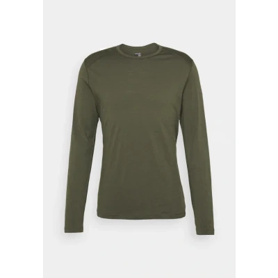Image of Icebreaker 100% Merino 200 LS Crewe Undershirt, Men&#039;s, Size: XL, Loden